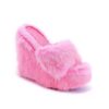 furwedge6 Fur Wedge Slippers