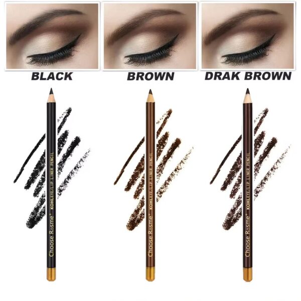 wood Wooden Eyebrow Pencil Set