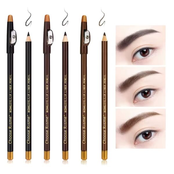 wood2 Wooden Eyebrow Pencil Set