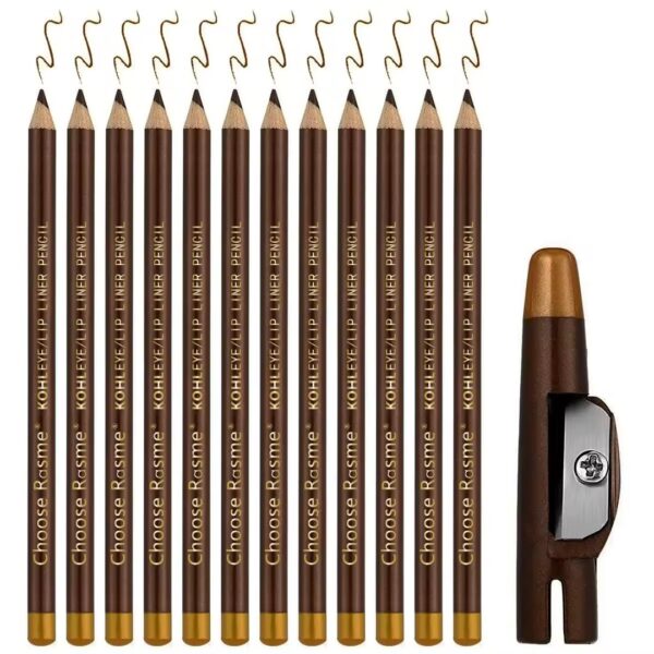wood3 Wooden Eyebrow Pencil Set
